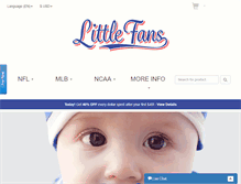 Tablet Screenshot of littlefans.com